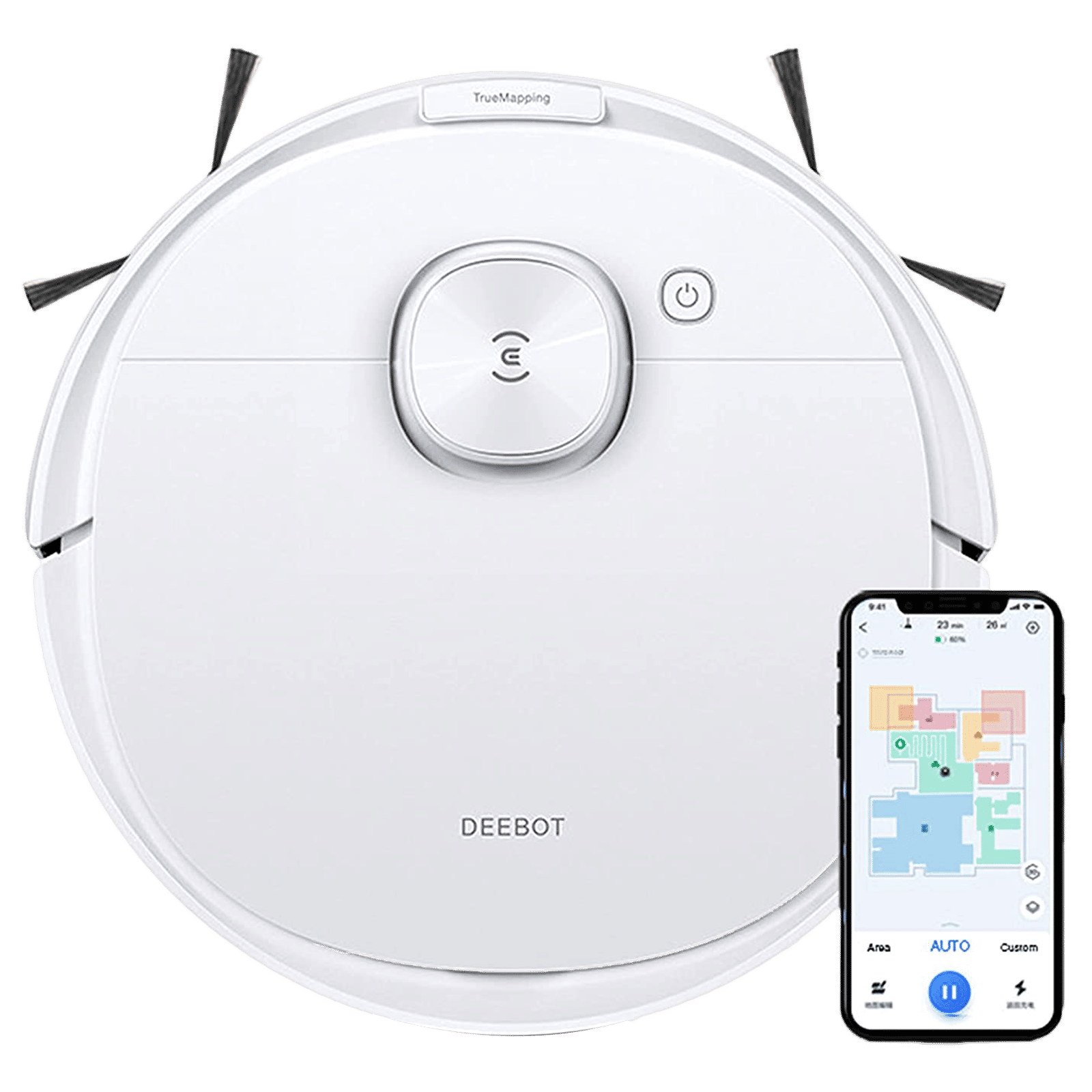 Buy Ecovacs Deebot N8 Robotic Vacuum Cleaner (ECON8, White Buy Ecovacs Deebot N8 Robotic Vacuum Cleaner (ECON8, White